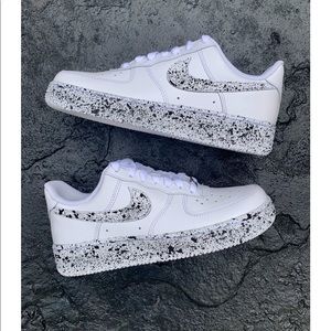 Black Lava Air Force Ones